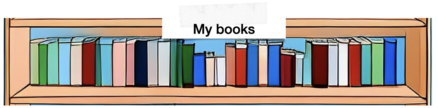 An image of a single long bookshelf, with a large number of books.